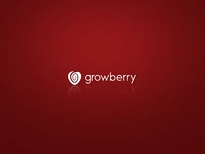 Growberry logo berry brand branding design logo logo design strawberry
