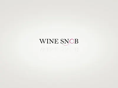 Wine Snob brand branding design logo logo design typography wine wine logo winery