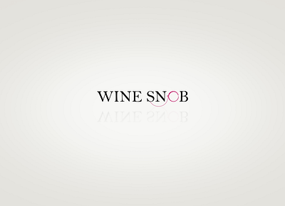 Wine Snob brand branding design logo logo design typography wine wine logo winery