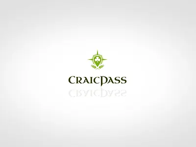 CraicPass logo beer brand branding craic design logo logo design typography