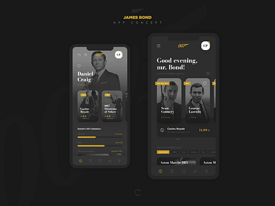 007 App Concept 007 agent app application cepixel cinema film james bond mobile movie wiki wikipedia