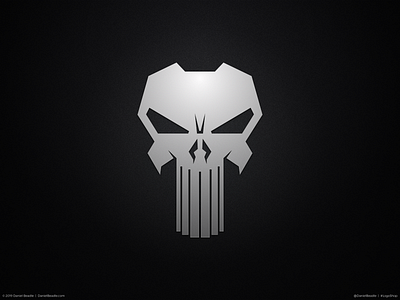 The Punisher Logo brand branding comic book logo punisher