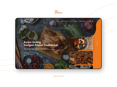 Landing Page - RM Suweca Bali design ui ux web website