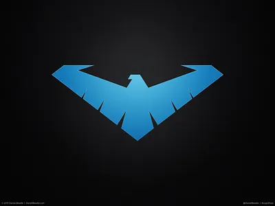 Nightwing Logo batman brand branding comic book logo nightwing robin
