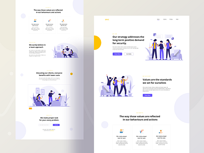 landing page exploration analyst branding business character color design header illustration illustrations meeting product design research typogaphy ui ux web website website design websites