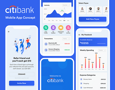 Banking app Concept UI app design app ui bank bank app banking card app concept app design dribbble dribbble invite finance app invitation mobile app money app payment app saving app ui ux