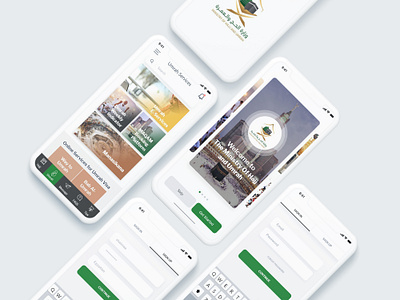 UMRAH Services app ui ux