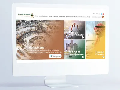 Umrah Services design ui ux web