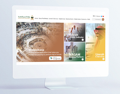 Umrah Services design ui ux web