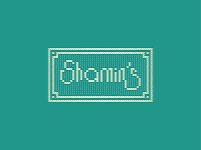 Shamin's Pizza brand branding design identity illustration logo pizza pizzeria typography