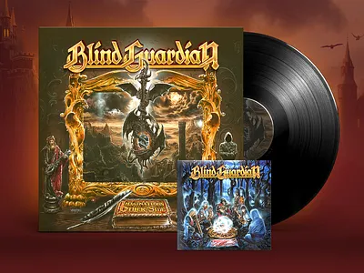 Blind Guardian Remaster 2018 bards branding cd cover cg design fantasy illustration layout logo logotype music print vinyl