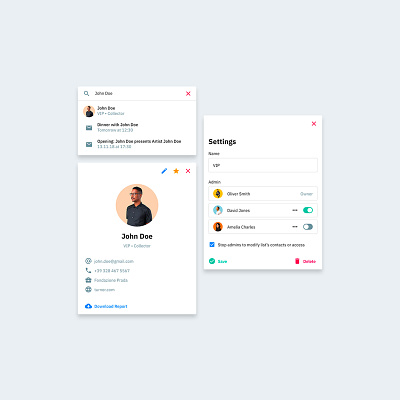 📇 Meet Lightbox's simple, intuitive CRM abstract branding crm design flat minimal product design typography ui ux web