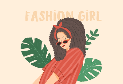 fashion girl fashion girl illustration