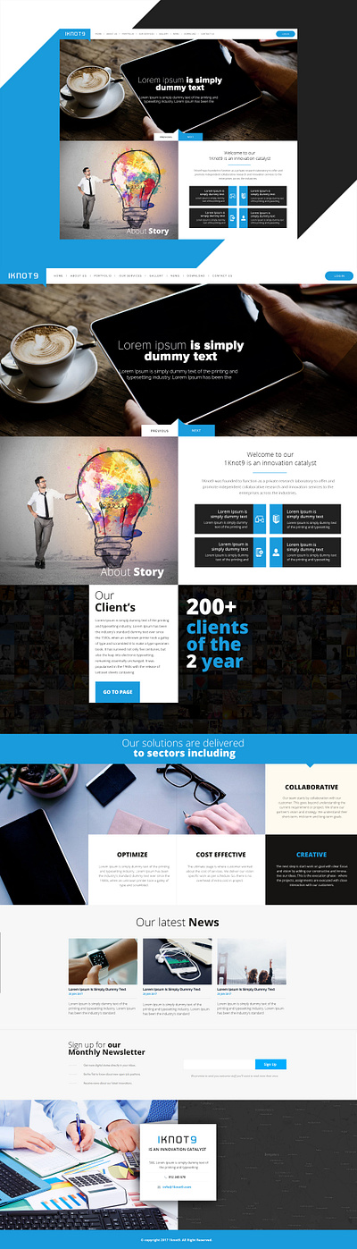 Iknotg - Web Design branding design graphic design icon identity illustration illustrator type web