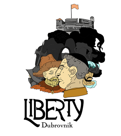 Liberty board game logo branding design graffiti illustration illustration art logo sketches typography