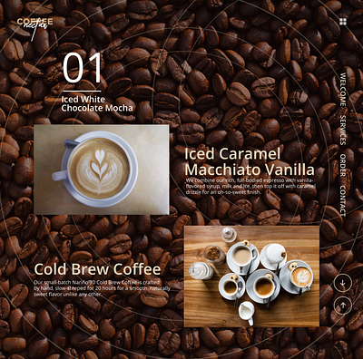 CoffeeWeb app branding design typography ui ux web website