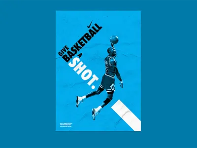 Nike Basketball Poster basketball bounce brand branding design flyer james jordan lebron lebronjames michael michael jordan nba nba finals nba poster nike nike basketball poster poster design uk