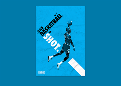 Nike Basketball Poster basketball bounce brand branding design flyer james jordan lebron lebronjames michael michael jordan nba nba finals nba poster nike nike basketball poster poster design uk