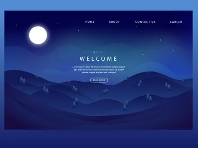 Landing Page branding clean design identity illustration type ui ux vector web