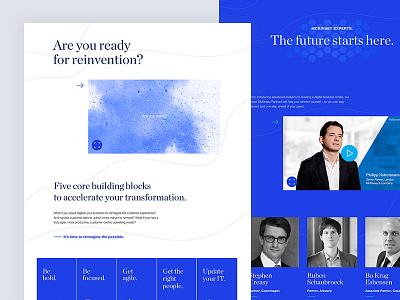 Experiential web experience – Part 2 blue dailyui design desktop digital serif sketch ui ux video waves