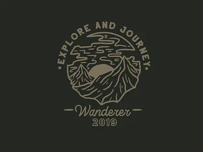 Wanderer artforsale brand design brand identity branding branding design clothing brand clothing design clothingdesign design designforsale illustration logo merch merchandise vector vintage vintagelogo