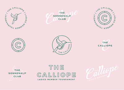 Calliope Tournament | Logo Concepts adobe illustrator branding design digital art illustration logo typography vector