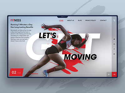 Fitness Design Concept fitness fitness club graphicdesign graphicdesigner landingpage uidesign uidesigninspiration uiux uiuxdesigner user interface userexperience uxdesign ux uxdesigner uxinspiration uxinterface