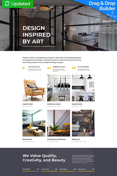 Interior Website Design for Interior Studio Websites design for website interior interior studio interior website mobile website design responsive website design web design website design website template