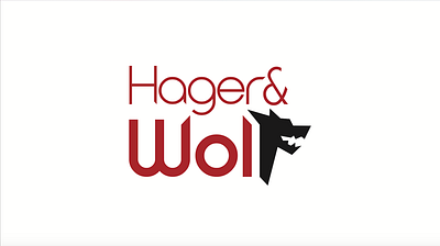 Hager & Wolf Logo logo logodesign