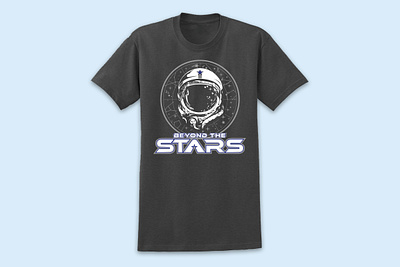 Beyond the Stars T-Shirt clothing design design illustration illustrator screenprint typography vector