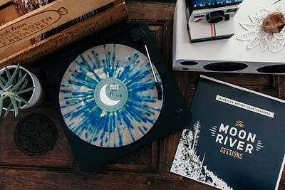 The Moon River Sessions branding chattanooga design festival illustration moonriver