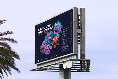 Cannes Pyrotechnic Art Festival 2019 – Poster art branding cannes design festival fireworks poster print