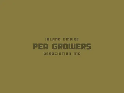 PEA GROWERS #1 branding pea growers typedesign typography