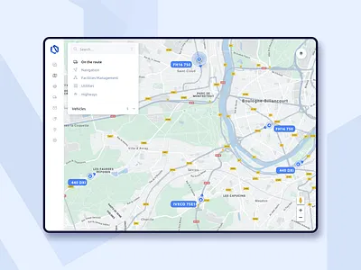 Concept - Control system Part 2 animation app concept dashboard design interface map minimal ui uiux userinterface