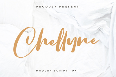 Chellyne - Modern Script Font calligraphy font handdrawn handlettering handwritten lettering script typography