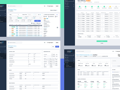 Finance Web App bank clean crypto currency dashboard data design finance simple ui ux vector widget