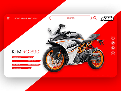 Bike Webpage UI Design agency best bestdesign bike creative download follow freelancer landingpage latest mockup portfoliosite ui uidesign uikit uiux userexperience webpage website