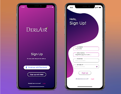 Daily UI Sign Up 001 app ui ux