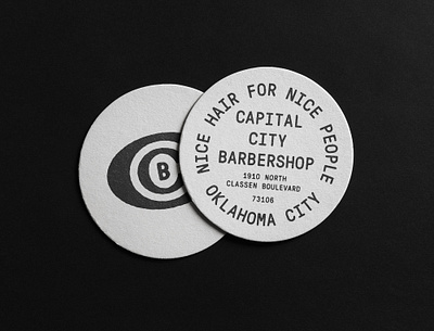 CCB Coasters brand branding design identity oklahoma texture type typography