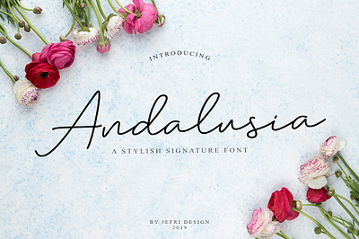 Andalusia Script Font branding design font font design handwritten lettering logo signature type typography