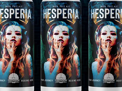 Hesperia IPA beer beer art beer bottle beer branding beer can beer label branding can art craft beer graphic design graphicdesign package design package mockup packagedesign packaging packaging design packaging mockups packagingpro photoshop thedieline
