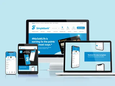 Simplebank UI/UX design bank bank app cards design figmadesign photoshop premiere pro protopie ui uiux vector web