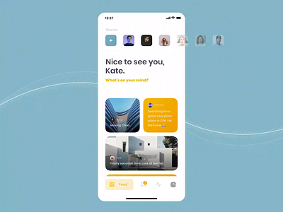 Chummy iOS UI Kit I after effects animation design mobile motion motion design motiongraphics ui ui8 ux