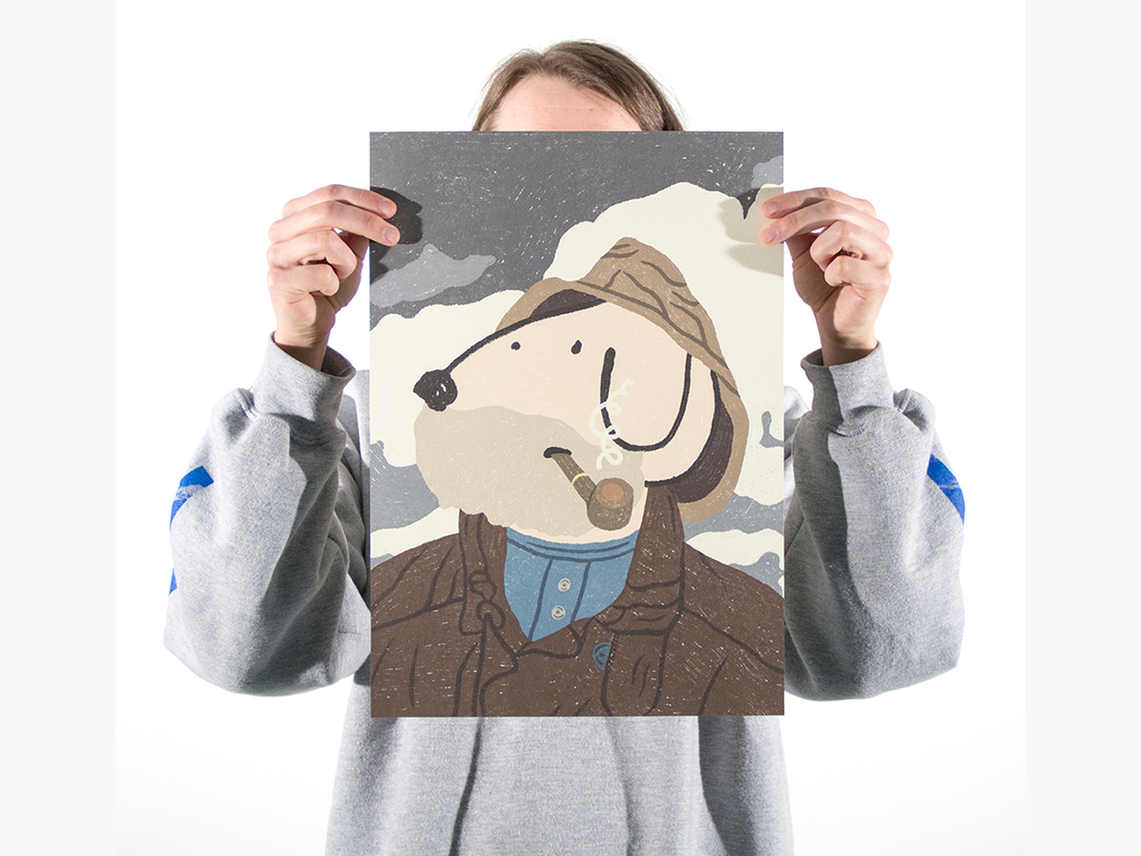 Example of Fisher dog poster