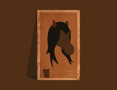 "The Cegua" 2d costarica fantastic fantasy horse illustration ilustracion lady minimalist tale vector