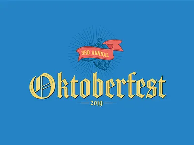 San Juan Brewery Oktoberfest design illustration poster design typography