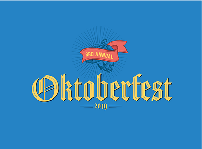 San Juan Brewery Oktoberfest design illustration poster design typography