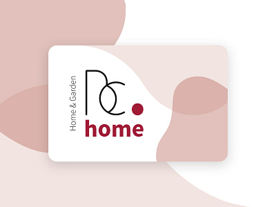 B&C Home branding design illustrator logo minimal typography vector
