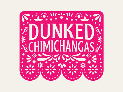 Chimichanga Flag advertising flag lockup