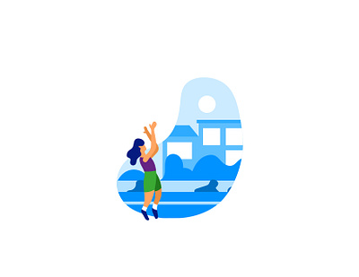 Some minimalist sports #1 2d basketball blue deporte design girl illustration ilustracion sport vector